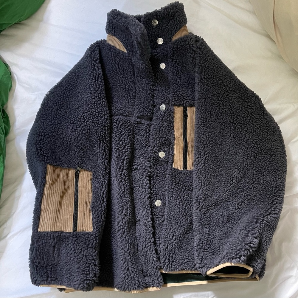 sandy liang grey rooney jacket